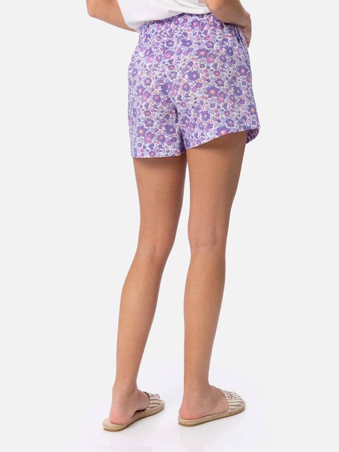 Mc2 Saint Barth Pantaloncini pull up da donna Betsy in cotone Meave | REALIZZATO CON TESSUTO LIBERTY Vendita Economica