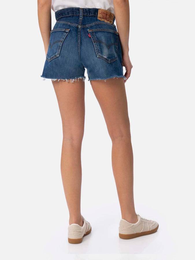 Mc2 Saint Barth Pantaloncini da donna in denim riciclato con strass Shopping Online