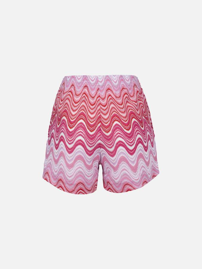Mc2 Saint Barth Pantaloncini da donna pull up in tessuto maglia Rachel Meave Offerta