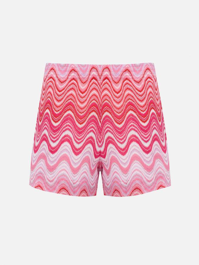 Mc2 Saint Barth Pantaloncini da donna pull up in tessuto maglia Rachel Meave Offerta