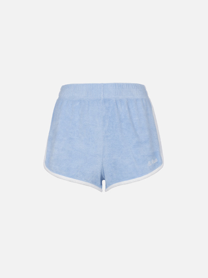 Mc2 Saint Barth Pantaloncini da donna pull up in spugna di cotone Francine Outlet