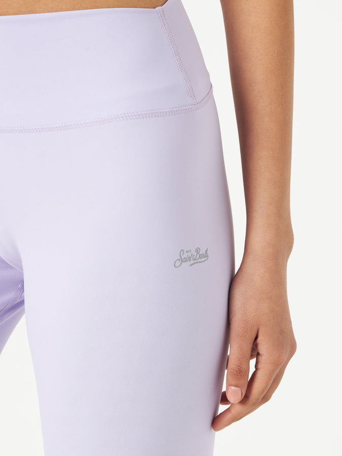 Mc2 Saint Barth Leggings da yoga lilla Promozione Limitata