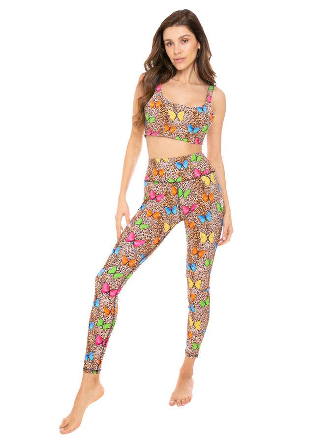 Mc2 Saint Barth Top da yoga con stampa animalier Affare Del Giorno
