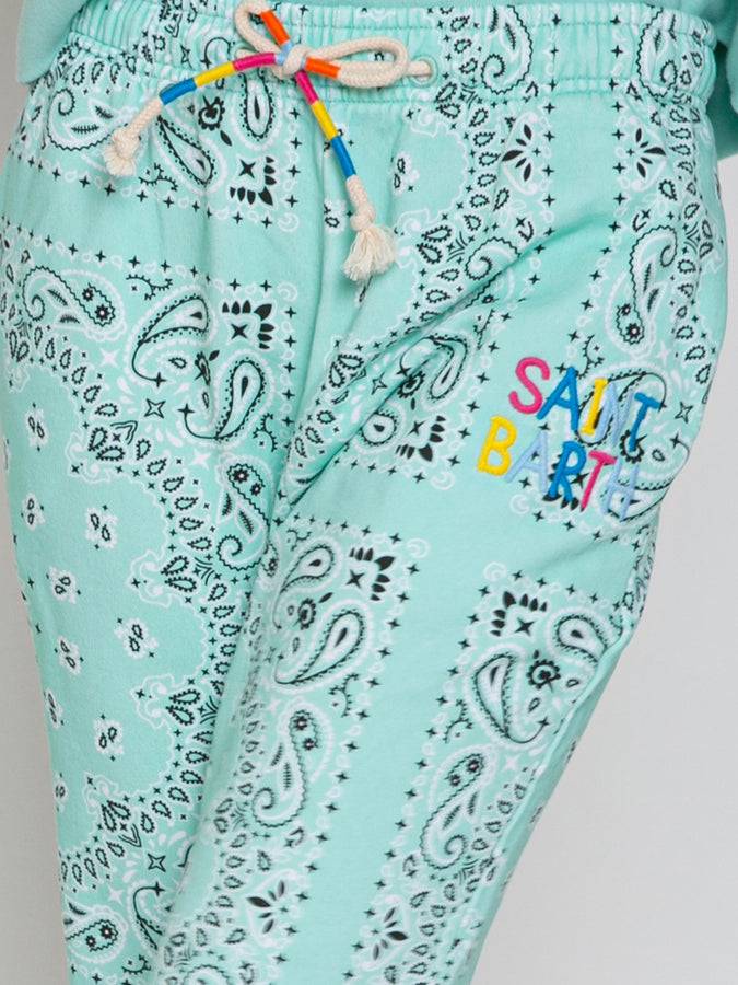 Mc2 Saint Barth Joggers bandana in cotone con ricamo Saint Barth Economico
