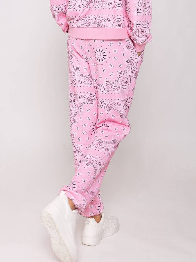 Mc2 Saint Barth Joggers bandana in cotone con ricamo Saint Barth Outlet