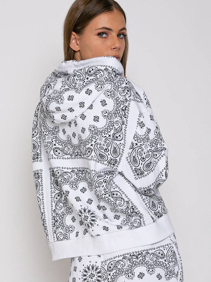 Mc2 Saint Barth Felpa con cappuccio bandana in cotone con ricamo Saint Barth Offerta speciale della fabbrica