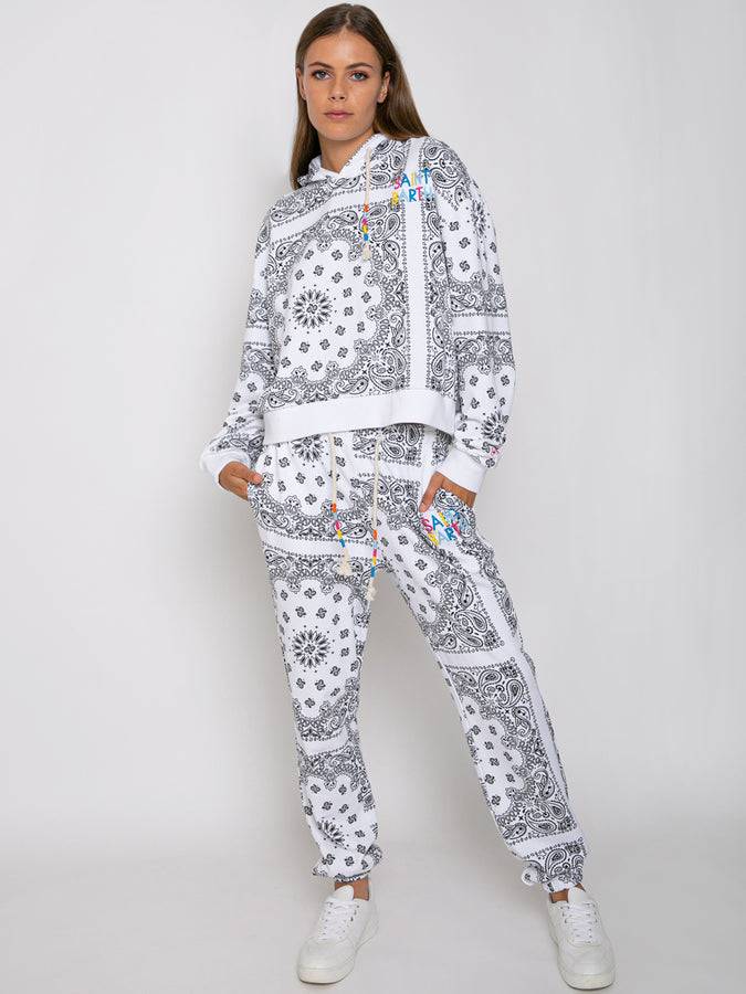 Mc2 Saint Barth Joggers bandana in cotone con ricamo Saint Barth Sostegno trimestrale
