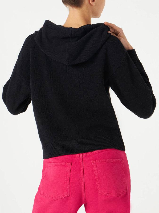 Mc2 Saint Barth Felpa corta in maglia con ricamo St. Barth Affare Del Giorno