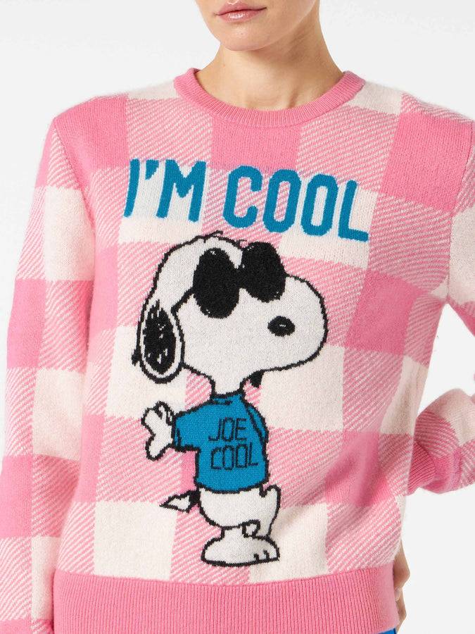 Mc2 Saint Barth Maglia da donna con stampa Snoopy I'm Cool | SNOOPY - EDIZIONE SPECIALE PEANUTS™ Economico
