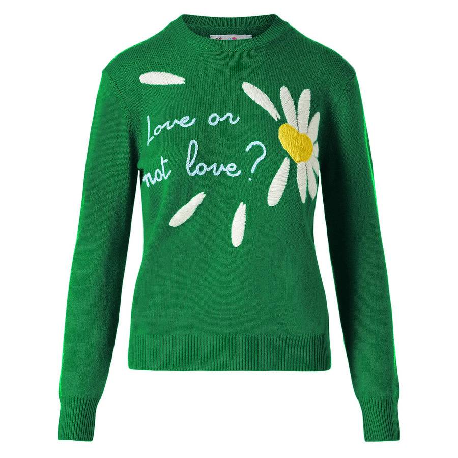 Mc2 Saint Barth Maglia da donna garzata con stampa margherite Online