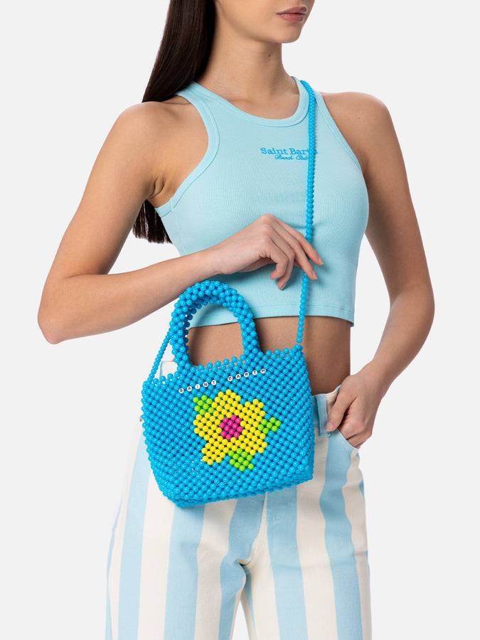 Mc2 Saint Barth Multicolor Beaded Small Bag Economico