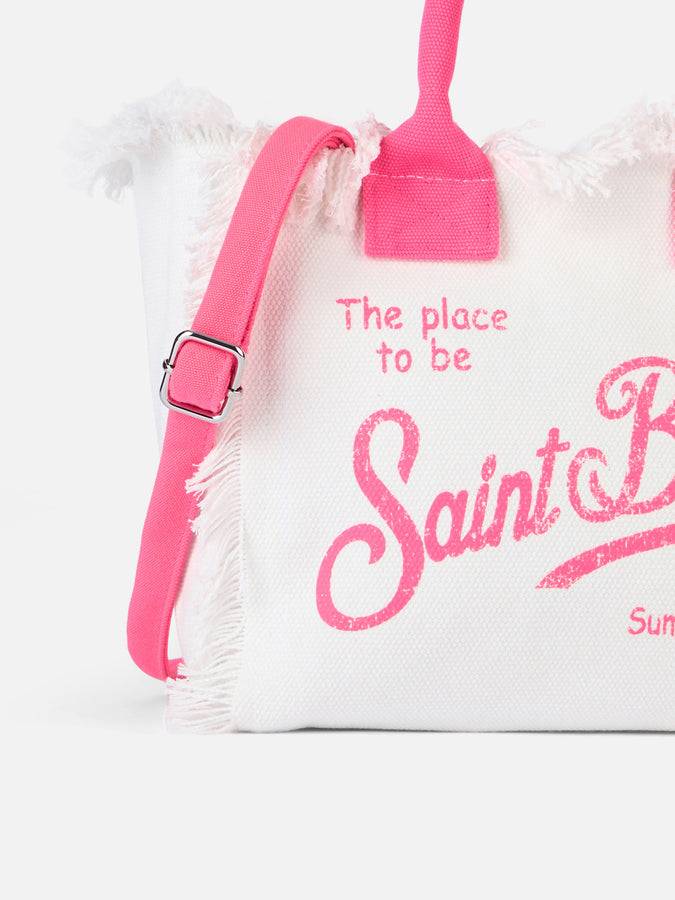 Mc2 Saint Barth Off-white cotton canvas Colette handbag I Più Venduti