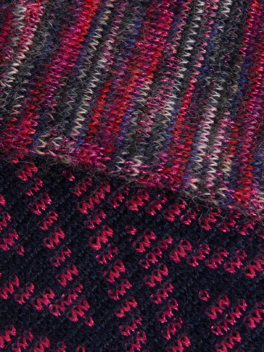 Missoni Guanti in maglia di lana e mohair con multi-lavorazione Presa