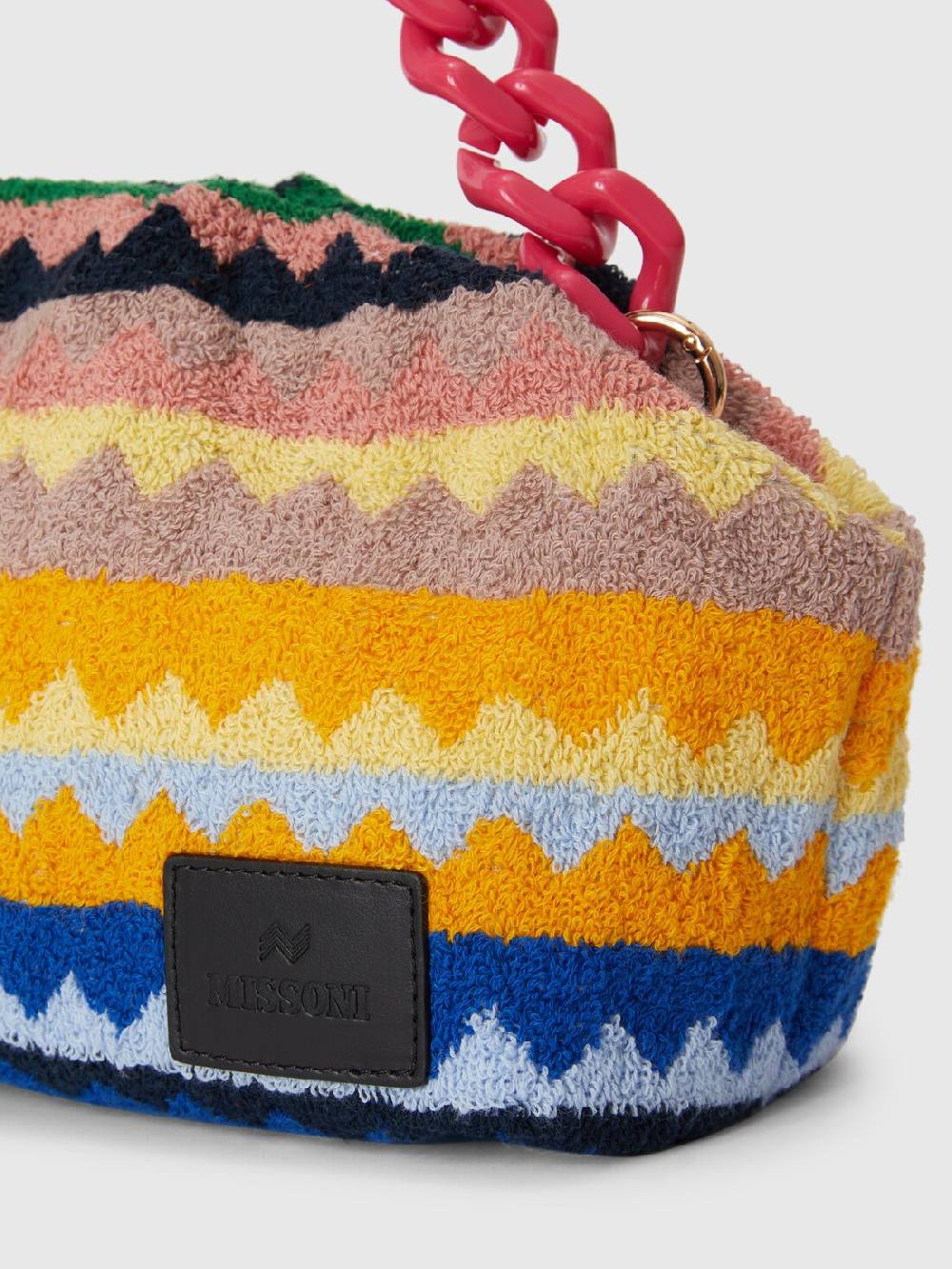 Missoni Clutch in spugna di cotone zig zag Economico
