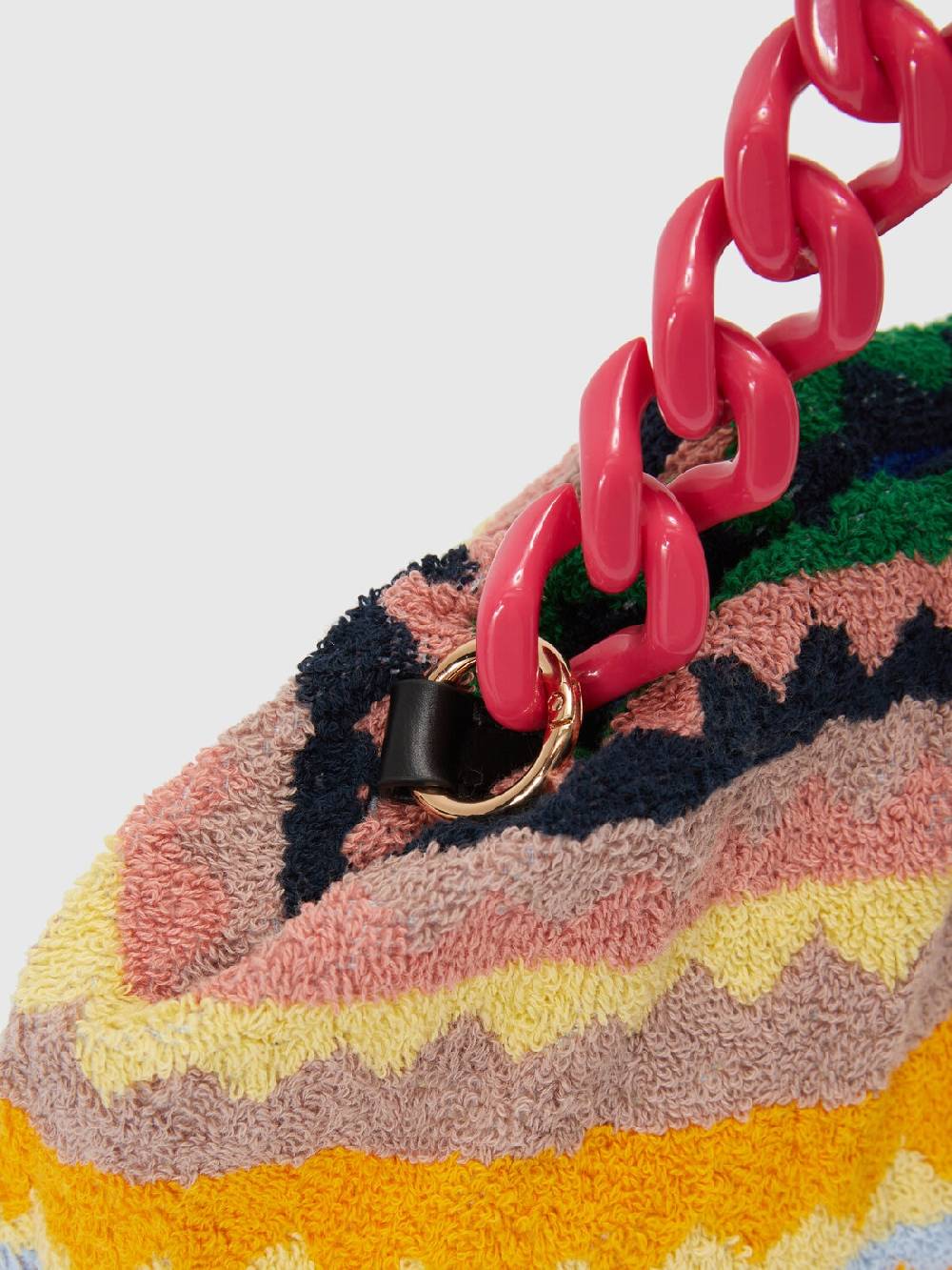 Missoni Clutch in spugna di cotone zig zag Economico