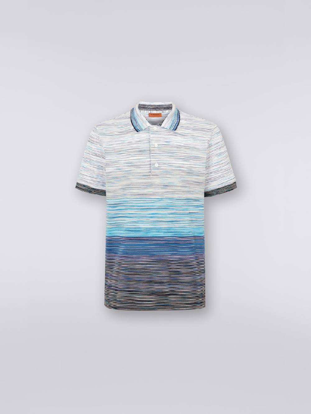 Missoni Polo in piquet di cotone fiammato Economico