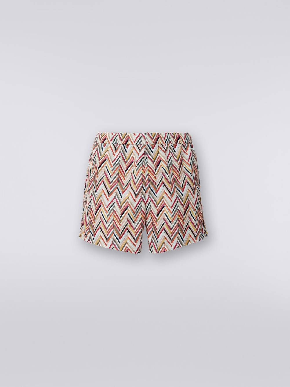 Missoni Boxer mare con stampa zig zag effetto spennellate Saldi