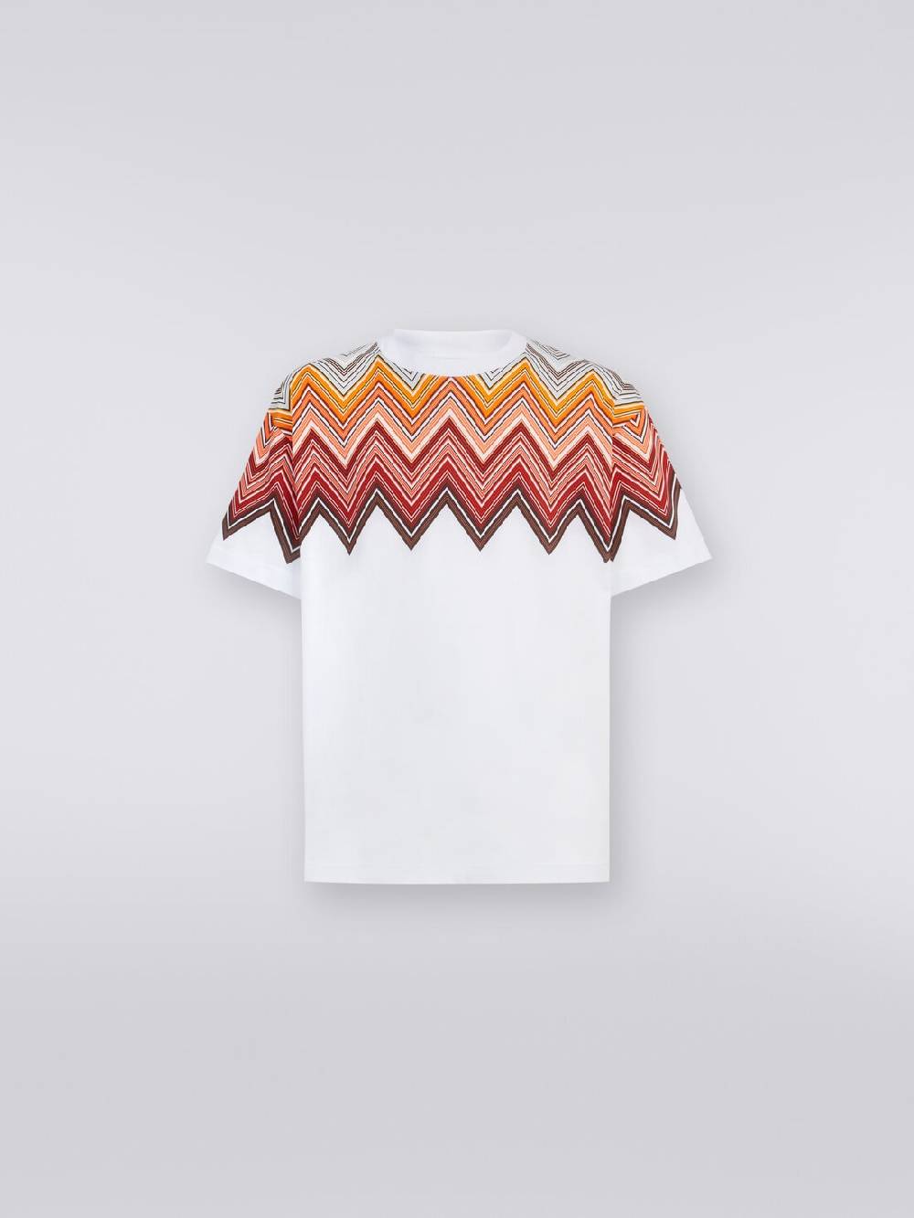 Missoni T-shirt oversize in cotone con stampa macro zig zag Offerte