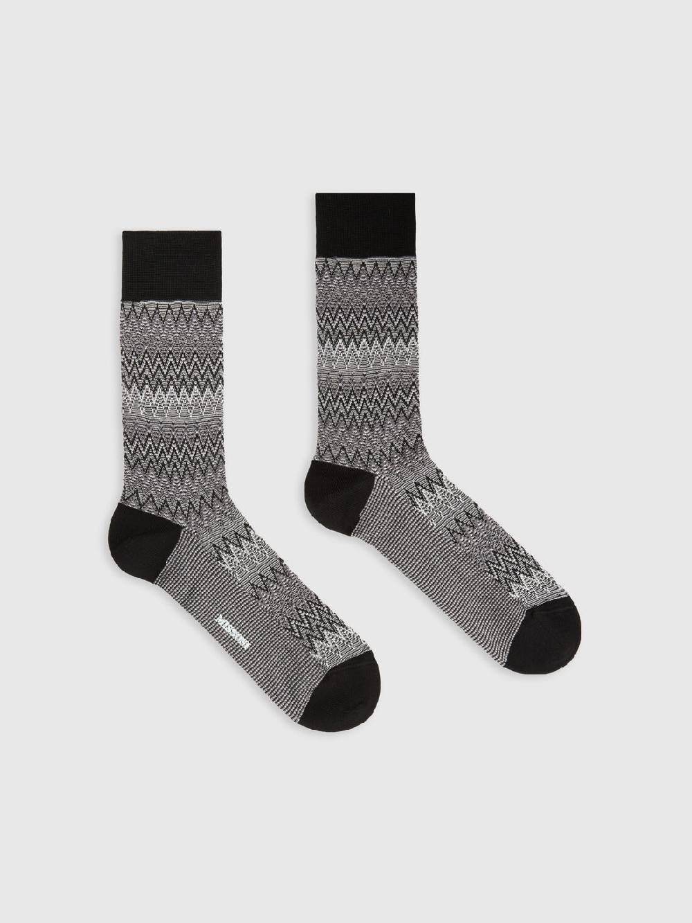 Missoni Calzini corti in misto cotone chevron Negozio
