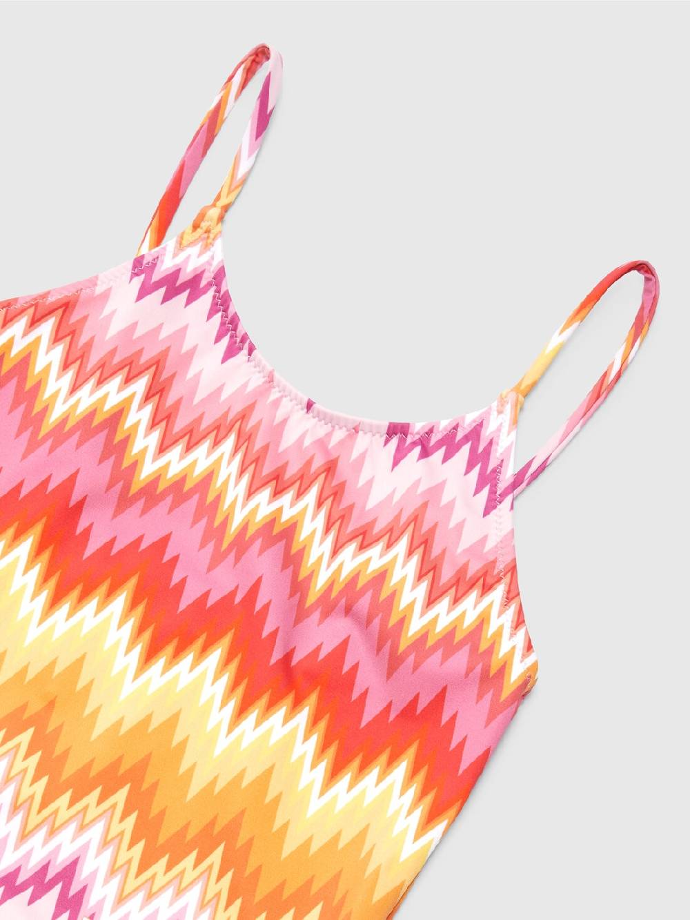 Missoni Costume intero chevron con scritta logo Italy