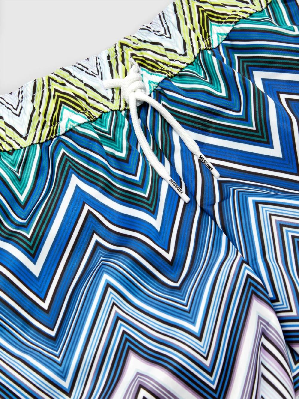 Missoni Boxer mare con motivo chevron e scritta logo Promozione
