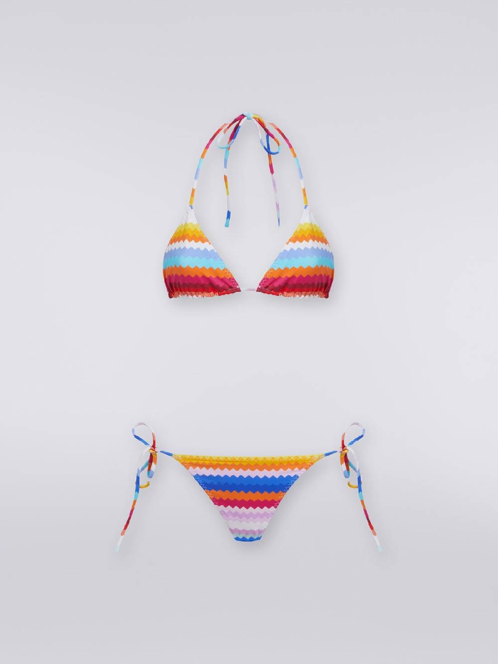 Missoni Bikini in nylon stretch stampa zig zag Fino Al -60%