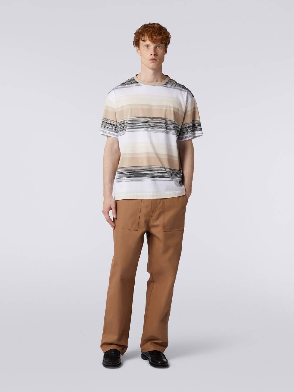 Missoni T-shirt a maniche corte in cotone con inserti fiammati Convenienza