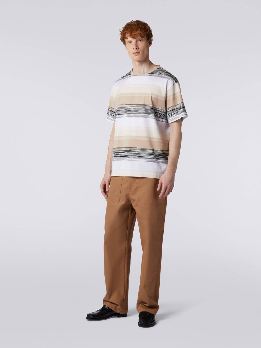 Missoni T-shirt a maniche corte in cotone con inserti fiammati Convenienza