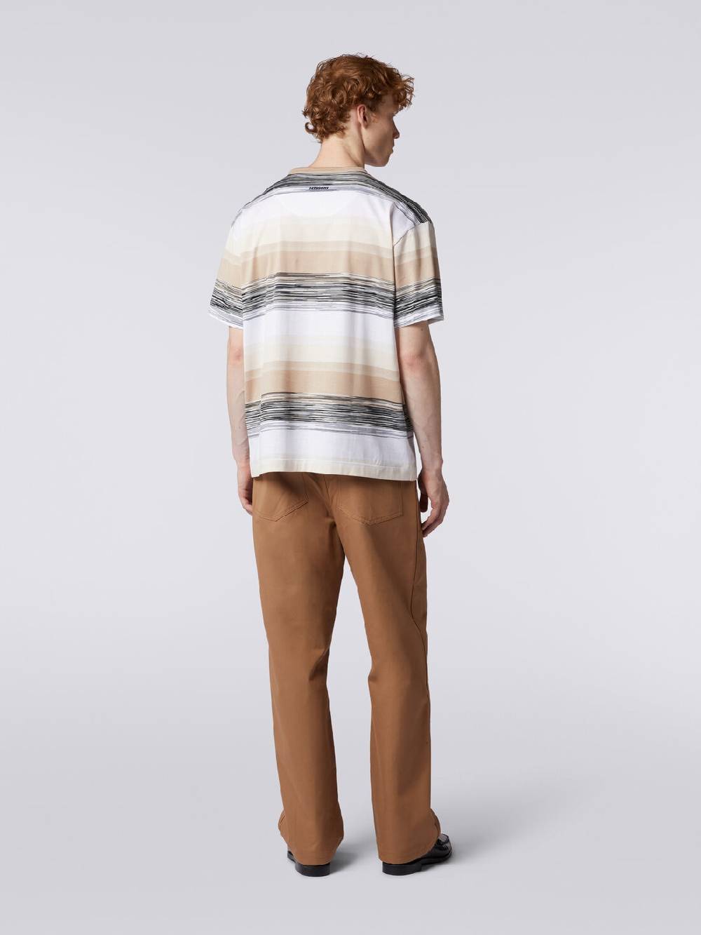 Missoni T-shirt a maniche corte in cotone con inserti fiammati Convenienza