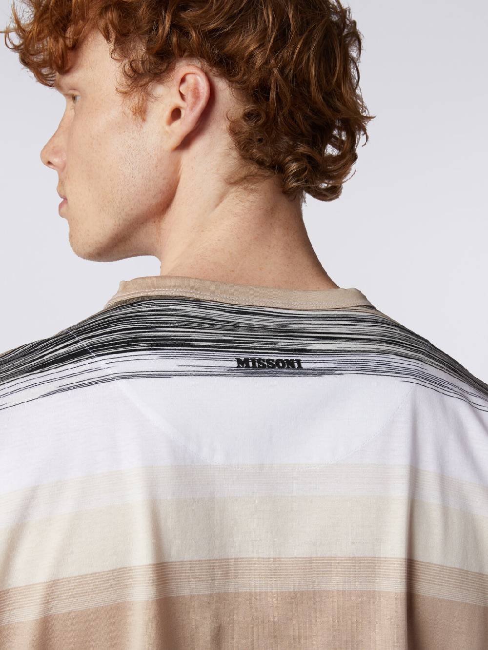 Missoni T-shirt a maniche corte in cotone con inserti fiammati Convenienza