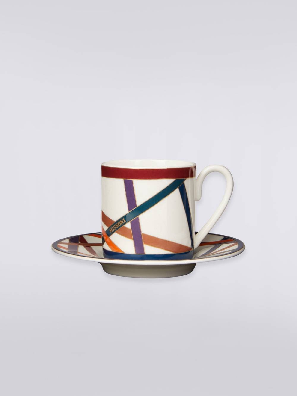 Missoni Nastri Tazza Caffe Set 2 Pz C/Piattino Presa