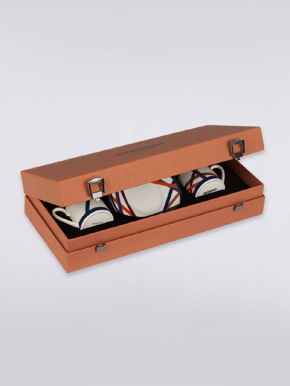 Missoni Nastri Tazza Caffe Set 2 Pz C/Piattino Presa