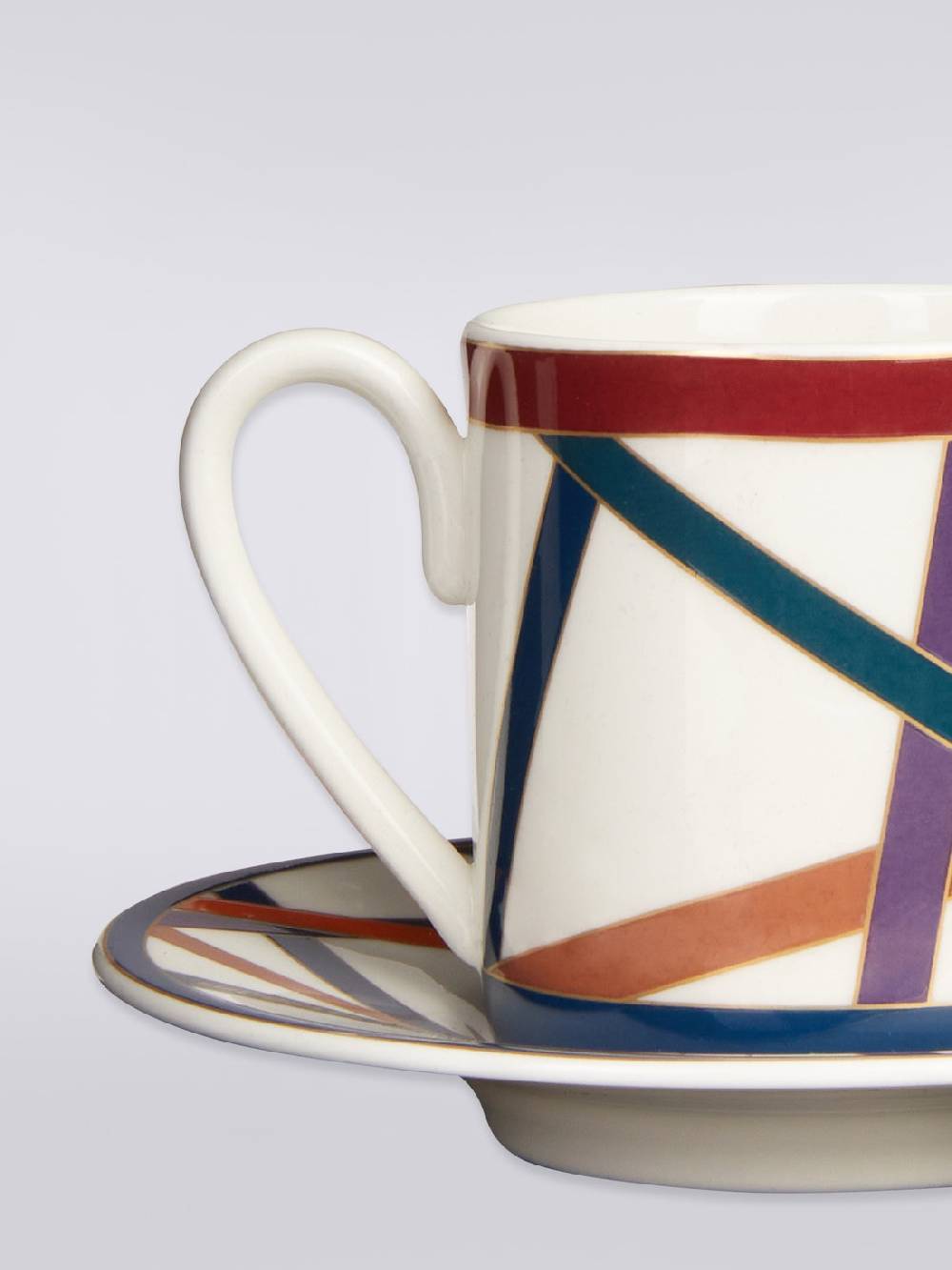 Missoni Nastri Tazza Caffe Set 2 Pz C/Piattino Presa