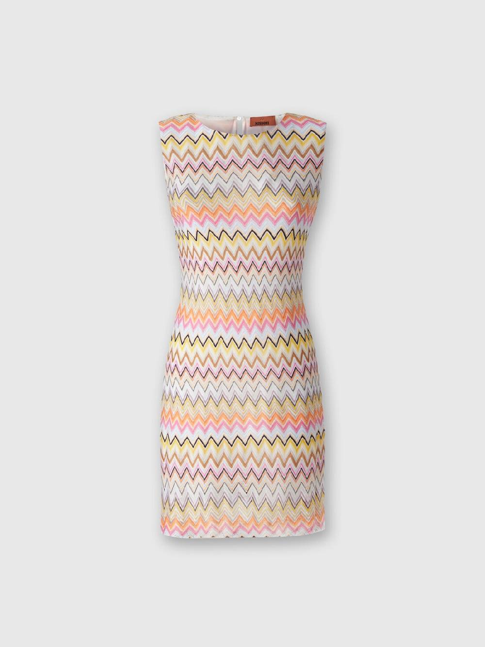 Missoni Mini-abito senza maniche in viscosa zig zag Saldi