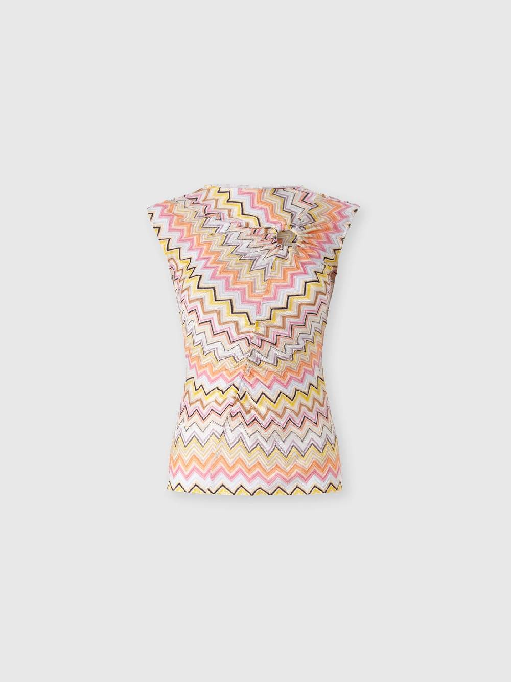 Missoni Top senza maniche con scollatura arricciata Offerte