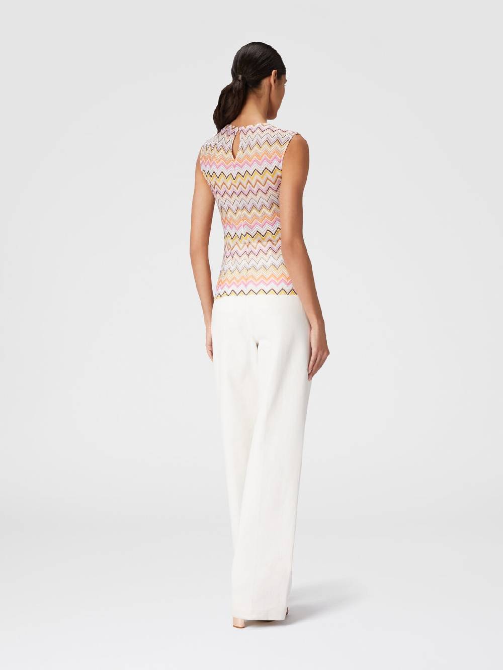 Missoni Top senza maniche con scollatura arricciata Offerte