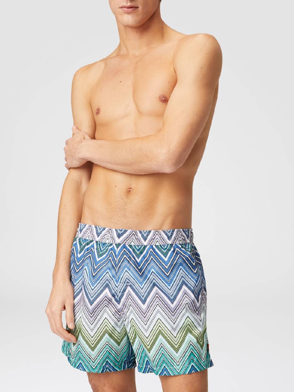 Missoni Boxer mare con stampa macro zig zag Negozio