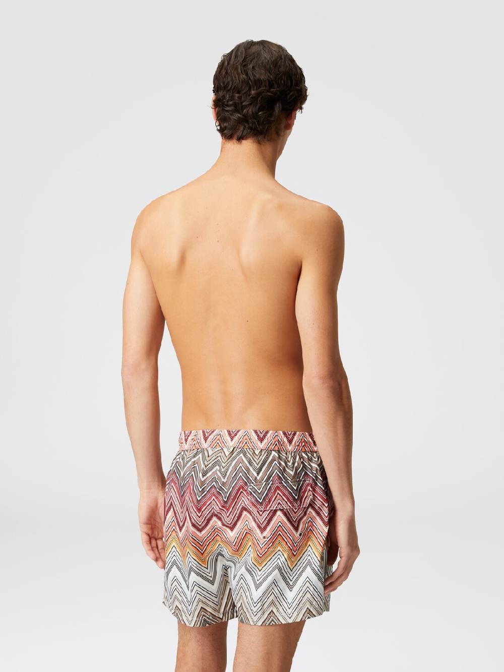 Missoni Boxer mare con stampa macro zig zag In Saldo