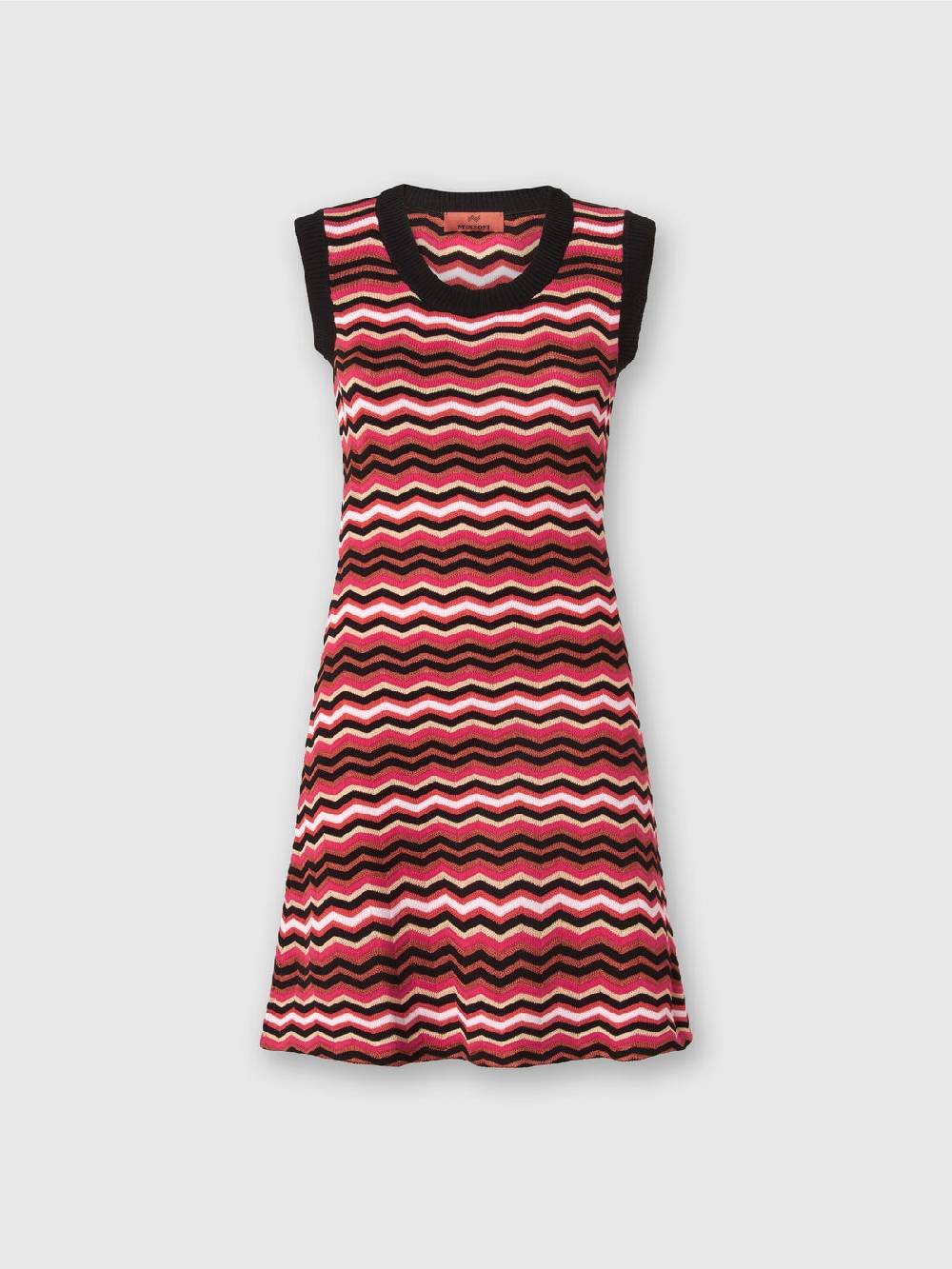 Missoni Abito senza maniche in maglia zig zag 50% di sconto con spedizione gratuita
