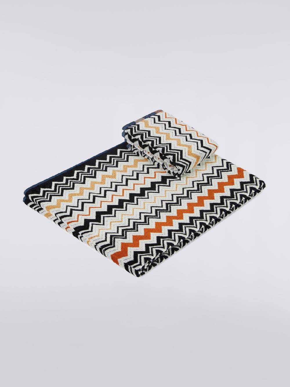 Missoni Set 2 pezzi di asciugamani da bagno Bernard in spugna di cotone chevron Pezzi Unici