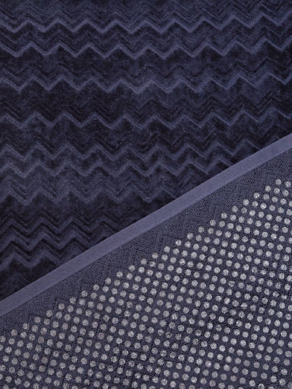 Missoni Tappetino da bagno Chalk 60x90 cm in cotone zig zag Negozi Online