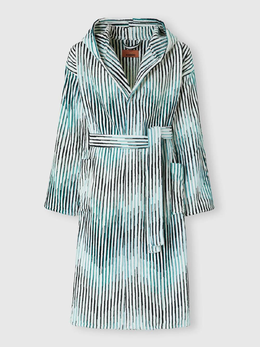 Missoni Accappatoio Arpeggio in spugna di cotone fiammata Fino Al -60%
