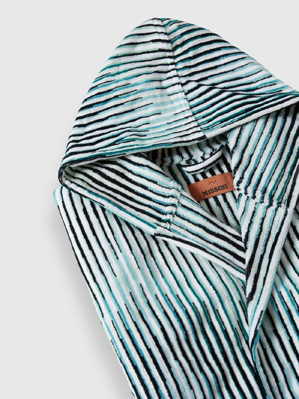 Missoni Accappatoio Arpeggio in spugna di cotone fiammata Fino Al -60%