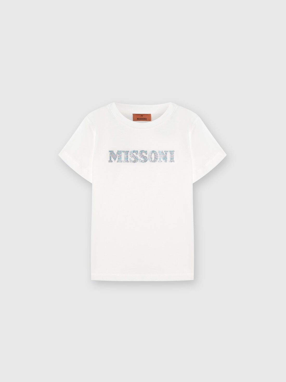 Missoni T-shirt in jersey di cotone logata Economico