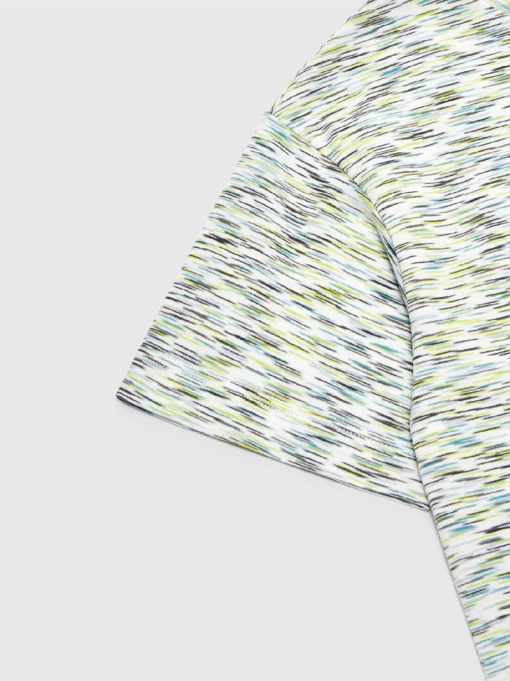 Missoni T-shirt in cotone fiammato con scritta logo Online