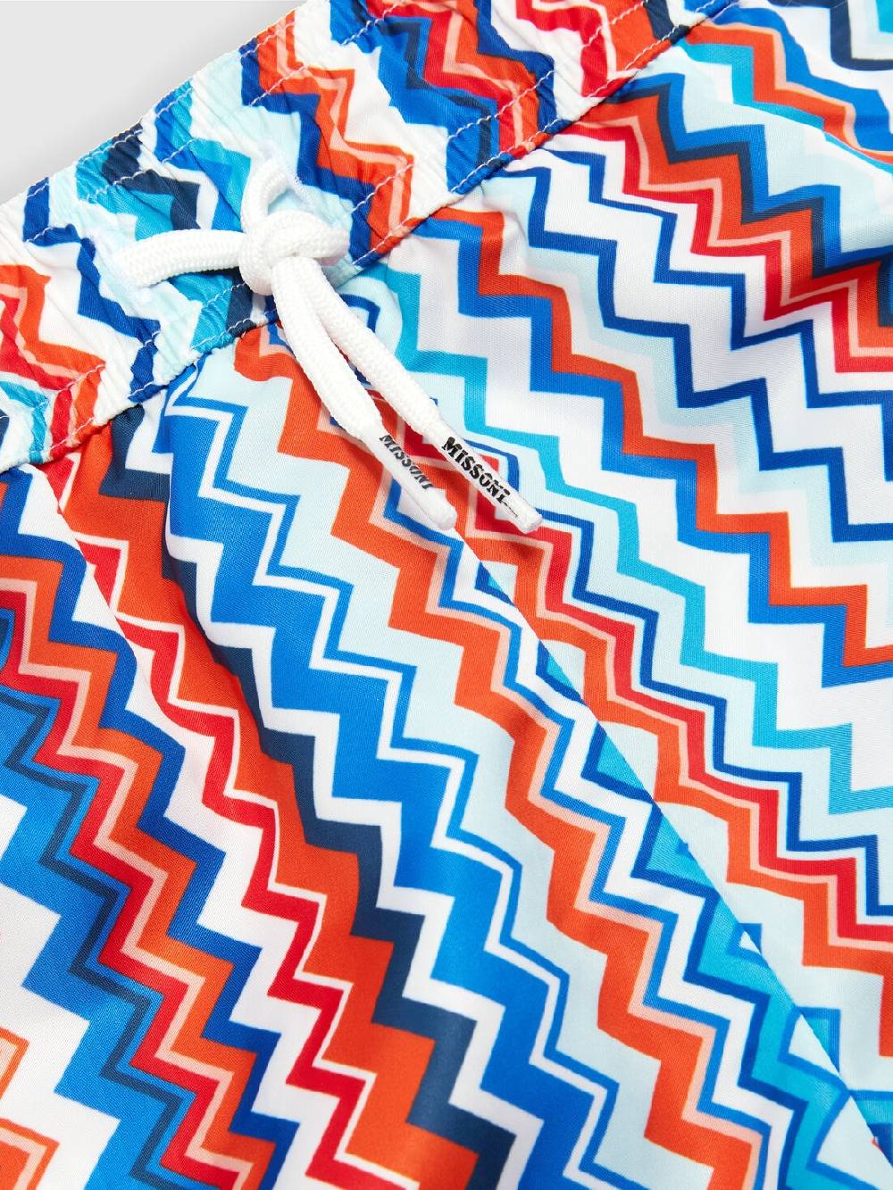 Missoni Boxer mare con stampa zig zag e logo In Vendita