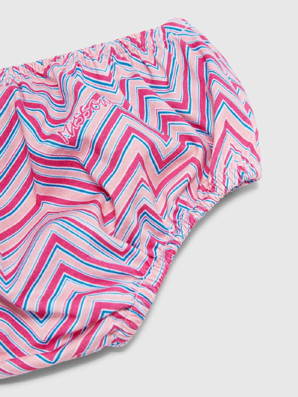 Missoni Abito in jersey di cotone con inserti zig zag Offerte