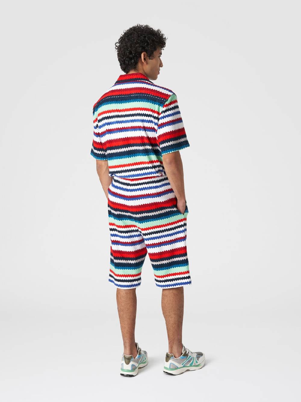 Missoni Shorts in spugna stampa zig zag Negozio
