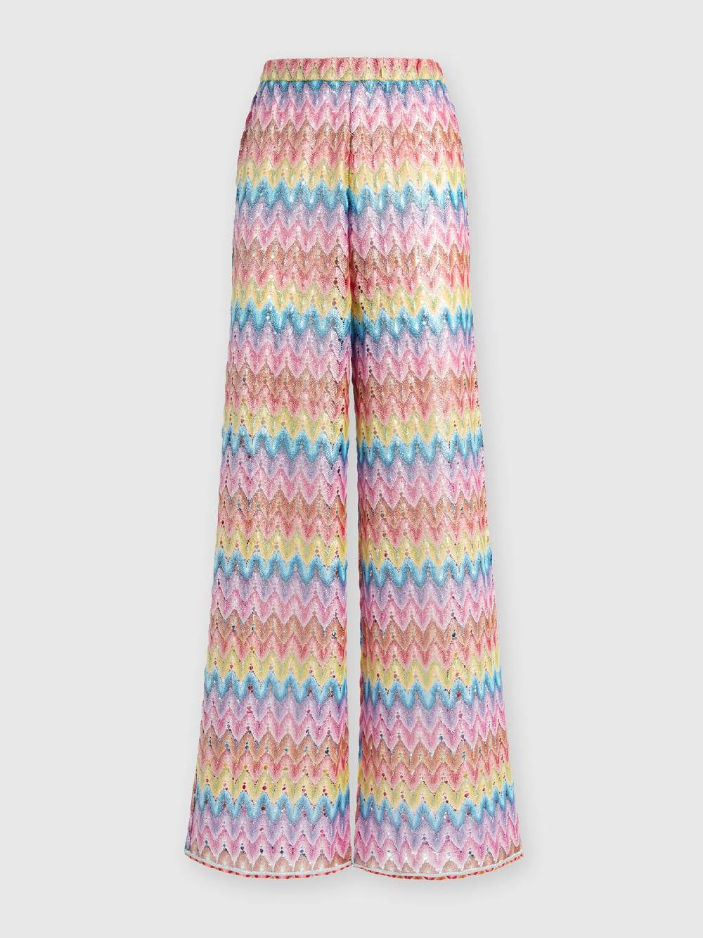 Missoni Pantaloni in pizzo di misto cotone spalmato Presa
