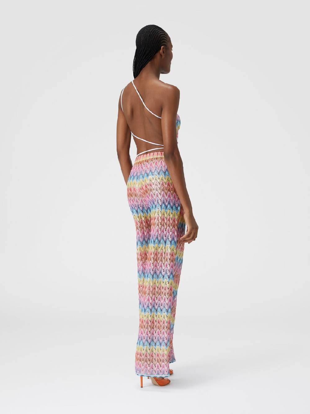 Missoni Pantaloni in pizzo di misto cotone spalmato Presa